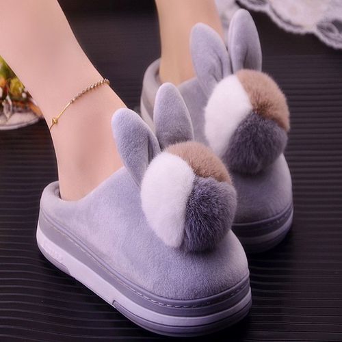 Pantoufles D'intrieur  Plateforme Pour Femmes, Mignonnes Chaussures De Maison, Chaudes, Automne Hiver 2022, Nouvelle Collection - 35 1/2