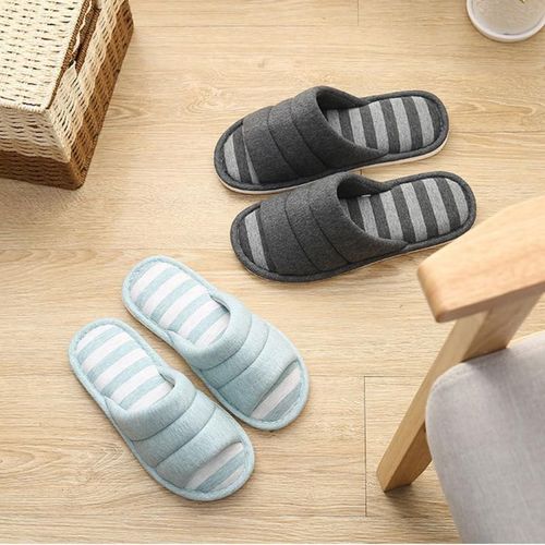 Pantoufles D'intrieur Antidrapantes Pour Femmes Et Hommes, Chaussures De Maison En Lin Et Coton, Pour Amoureux, Sh12281, Printemps t 2021 - 40 1/2