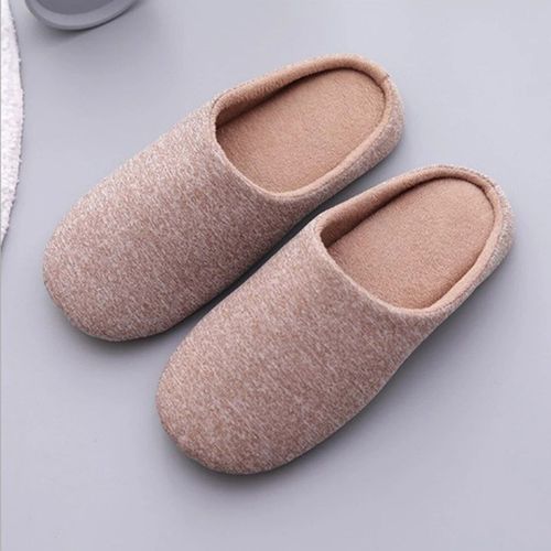 Pantoufles D'intrieur En Coton Doux Pour Femmes,Chaussures De Sol Confortables,Toboggans Silencieux,Style Japonais,Automne,Hiver,2023 - 44-45