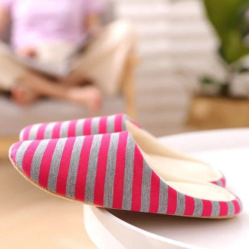 Pantoufles D'intrieur En Coton Doux Pour Femmes,Chaussures De Sol Confortables,Toboggans Silencieux,Style Japonais,Automne,Hiver,2023