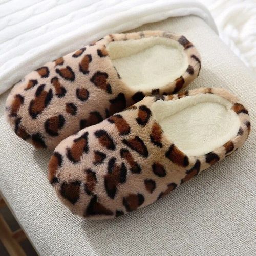 Pantoufles D'intrieur En Coton Pour Femmes,Tongs Douces Monochromes,Chaussures Chaudes En Peluche  Fourrure,Toboggans De Sol,Chambre  Coucher,Couple,Automne,Hiver