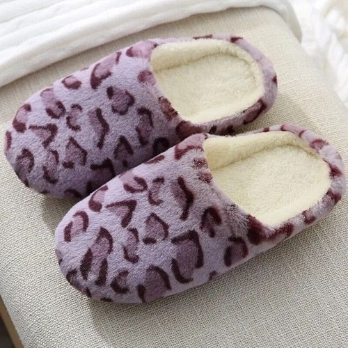 Pantoufles D'intrieur En Coton Pour Femmes,Tongs Douces Monochromes,Chaussures Chaudes En Peluche  Fourrure,Toboggans De Sol,Chambre  Coucher,Couple,Automne,Hiver