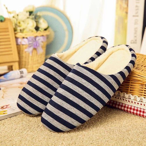 Pantoufles D'intrieur En Coton Pour Femmes,Tongs Douces Monochromes,Chaussures Chaudes En Peluche  Fourrure,Toboggans De Sol,Chambre  Coucher,Couple,Automne,Hiver