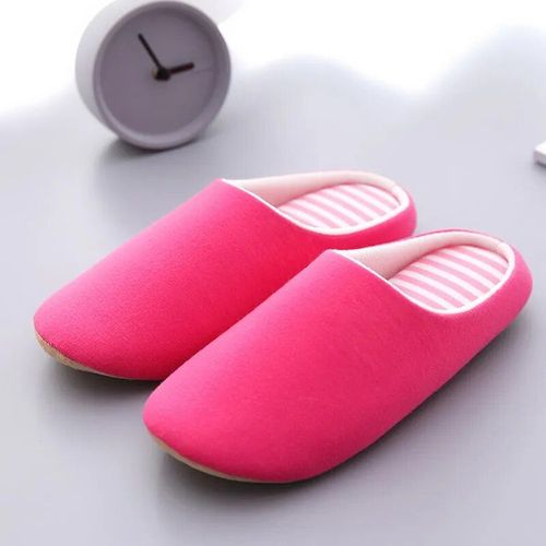 Pantoufles D'intrieur En Velours Ctel  Rayures Pour Femmes,Toboggans Chauds En Peluche De Coton,Toboggans En Fourrure Pour La Maison,Chaussures  La Mode,Automne Et Hiver 2024