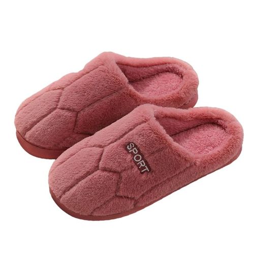 Pantoufles D'intrieur En Velours Ctel  Rayures Pour Femmes,Toboggans Chauds En Peluche De Coton,Toboggans En Fourrure Pour La Maison,Chaussures  La Mode,Automne Et Hiver 2024