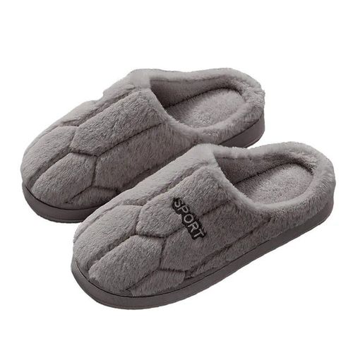 Pantoufles D'intrieur En Velours Ctel  Rayures Pour Femmes,Toboggans Chauds En Peluche De Coton,Toboggans En Fourrure Pour La Maison,Chaussures  La Mode,Automne Et Hiver 2024 - 44-45