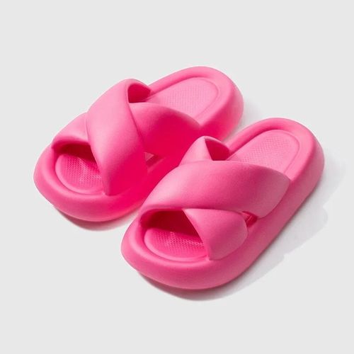 Pantoufles D'intrieur Pour Femmes,Chaussures Confortables Et Souples,Tongs Plates D't,Pantoufles De Plage D'extrieur,Toboggans  Semelle Optique
