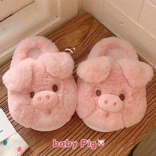 Pantoufles De Lapin Moelleuses Pour Femmes,Chaussures En Peluche Chaudes,Oreille De Lapin Mignonne,Plat,Intrieur,Maison,Fourrure,Femme,Hiver,2023