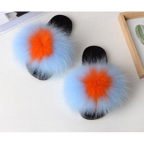 Pantoufles De Luxe En Fourrure Moelleuse Pour Femmes, Tongs D'intrieur Chaudes, En Peluche, Incroyables, Vente En Gros, Nouvelle Collection - 40 1/2