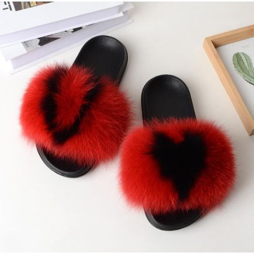 Pantoufles De Luxe En Fourrure Moelleuse Pour Femmes, Tongs D'intrieur Chaudes, En Peluche, Incroyables, Vente En Gros, Nouvelle Collection - 43