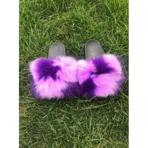 Pantoufles De Luxe En Fourrure Moelleuse Pour Femmes, Tongs D'intrieur Chaudes, En Peluche, Incroyables, Vente En Gros, Nouvelle Collection - 43