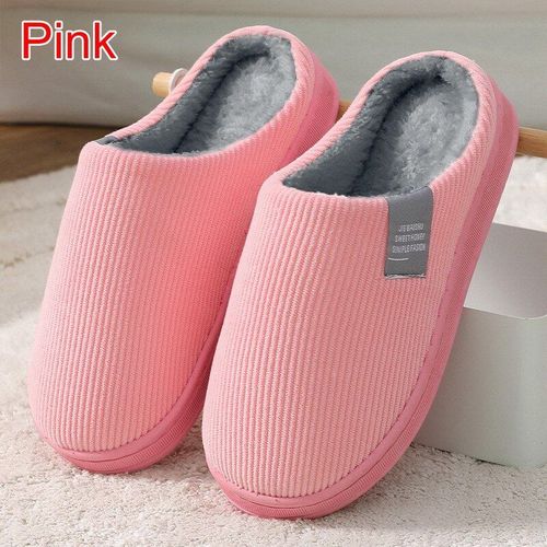 Pantoufles De Maison En Coton Et Lin Pour Femmes Et Hommes, Pantoufles Eva Quatre Saisons Avec Fond Souple - 43