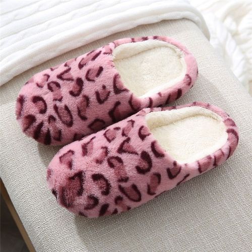 Pantoufles De Maison En Coton Pour Femmes Et Hommes, Pantoufles D'intrieur En Peluche, Pantoufles Chaudes De Chambre  Coucher, Automne Et Hiver