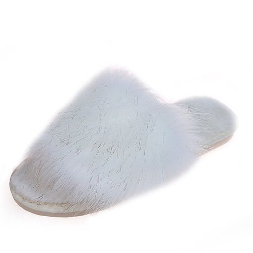 Pantoufles De Maison En Fausse Fourrure Pour Femmes, Tongs Chaudes, Chaussures Plates De Chambre  Coucher, Pantoufles D'intrieur, Pantoufles D'hiver, 2021 Diapositives - 39