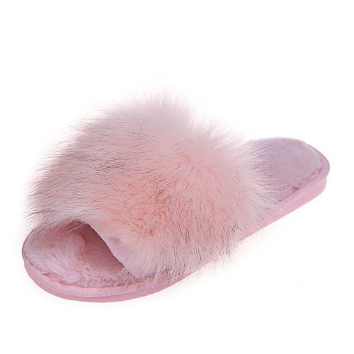 Pantoufles De Maison En Fausse Fourrure Pour Femmes, Tongs Chaudes, Chaussures Plates De Chambre  Coucher, Pantoufles D'intrieur, Pantoufles D'hiver, 2021 Diapositives - 41
