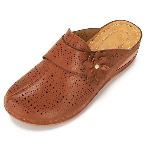 Pantoufles En Cuir Pu Pour Femmes, Chaussures  Fleurs,  La Mode, Dcontractes,  Plateforme, Nouvelle Collection t 2020 - 41