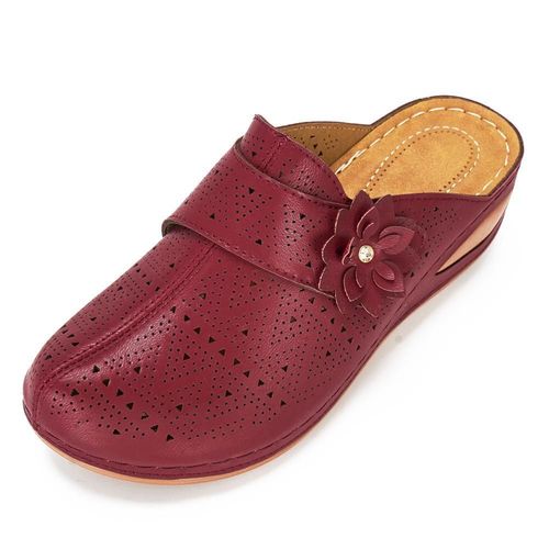 Pantoufles En Cuir Pu Pour Femmes, Chaussures  Fleurs,  La Mode, Dcontractes,  Plateforme, Nouvelle Collection t 2020 - 40