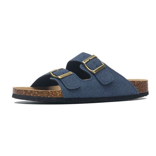 Pantoufles En Lige Pour Femmes, Chaussures De Plage Dcontractes, Double Boucle, Antidrapantes, Extrieur, Nubuck,  Enfiler, Nouvelle Collection t 2021 - 43