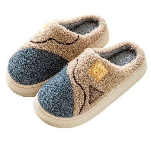 Pantoufles En Peluche Douce Pour Femmes,Chaussons En Coton,Toboggans Coordonnants Pour Le Sol,Intrieur,Chambre  Coucher,Chaud,Hiver,Documents,Abonns,Mode - 44-45
