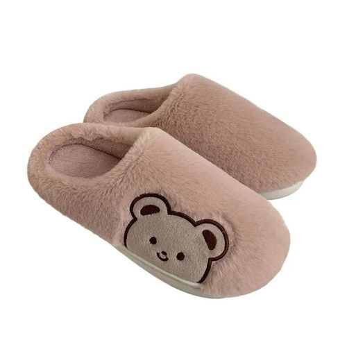 Pantoufles En Peluche Douce Pour Femmes,Chaussons En Coton,Toboggans Coordonnants Pour Le Sol,Intrieur,Chambre  Coucher,Chaud,Hiver,Documents,Abonns,Mode