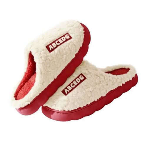 Pantoufles En Peluche Douce Pour Femmes,Chaussons En Coton,Toboggans Coordonnants Pour Le Sol,Intrieur,Chambre  Coucher,Chaud,Hiver,Documents,Abonns,Mode