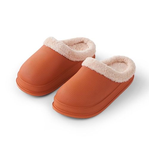 Pantoufles Eva En Daim Et Mousse  Mmoire De Forme Pour Femme, Sabots Chauds D'hiver, Pantoufles D'intrieur Et D'extrieur, Pour Amoureux Du Coton - 40