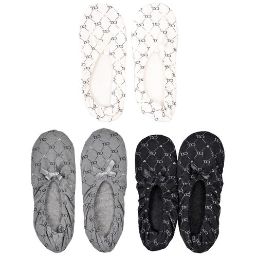 Pantoufles Femme Cxl By Lacroix Pack De 3 Ballerines 2586