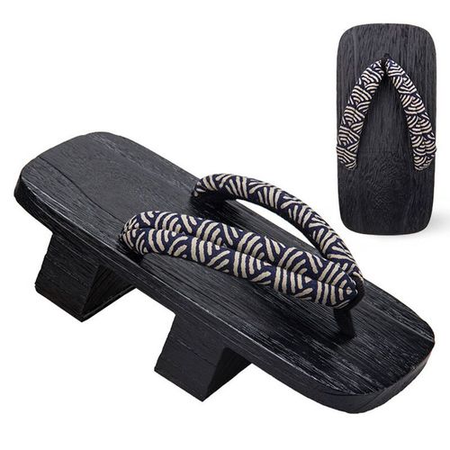 Pantoufles Geta Pour Hommes,Sabots En Bois Financirement Japonais,Chaussures De Cosplay Onmyoji,Pantoufles Paulfulness Ia,Samoura Chinois Masculin,Sandales D't