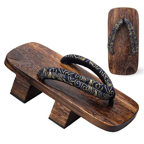 Pantoufles Geta Pour Hommes,Sabots En Bois Financirement Japonais,Chaussures De Cosplay Onmyoji,Pantoufles Paulfulness Ia,Samoura Chinois Masculin,Sandales D't