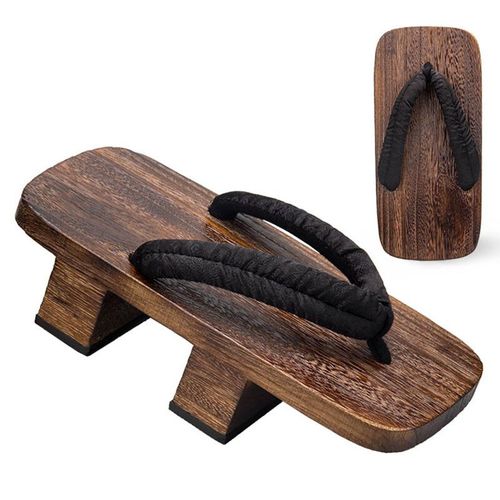 Pantoufles Geta Pour Hommes,Sabots En Bois Financirement Japonais,Chaussures De Cosplay Onmyoji,Pantoufles Paulfulness Ia,Samoura Chinois Masculin,Sandales D't