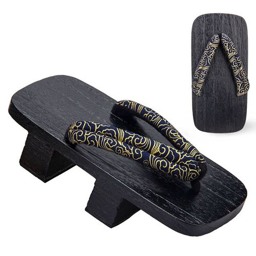 Pantoufles Geta Pour Hommes,Sabots En Bois Financirement Japonais,Chaussures De Cosplay Onmyoji,Pantoufles Paulfulness Ia,Samoura Chinois Masculin,Sandales D't