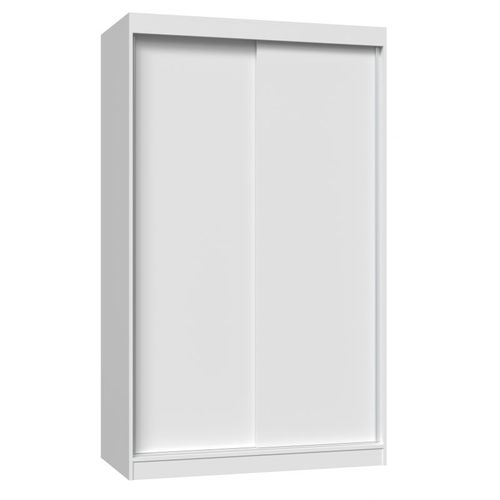 PAOLO Armoire penderie à 2 portes coulissantes Largeur 120 cm Dressing de chambre 2 portes