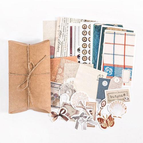 Papier  Lettre Scrapbook Vintage Dcoratif Pour Album Journal Intime, 30 Pices, Paquet De Matriel De Collection De Journaux Indsirables, Papeterie Pour Bricolage
