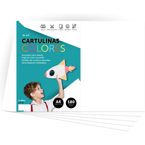 Papier Cartonn Couleur A4 Couleurs Intenses,Feuilles Colores 180gr Pour Artisanat,Imprimez Vos Documents Et Dessins Cratifs,Feuilles Colores A4 (50 Feuilles,Blanc)