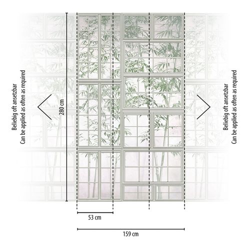 Papier Peint Photo Profhome 398461-Gu Papier Peint Intiss Gaufr  Chaud Lisse 3d Mat Gris Vert Blanc 1,59 M X 2,8 M
