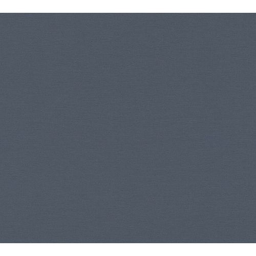 Papier Peint Vinyle Grain Sur Intiss Effet Mat Uni Antigua As Creation L.1005 X L. 53 Cm Bleu Nuit