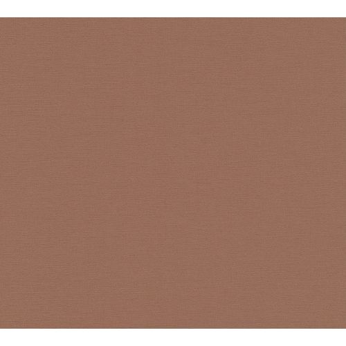 Papier Peint Vinyle Grain Sur Intiss Effet Mat Uni Antigua As Creation L.1005 X L. 53 Cm Orange