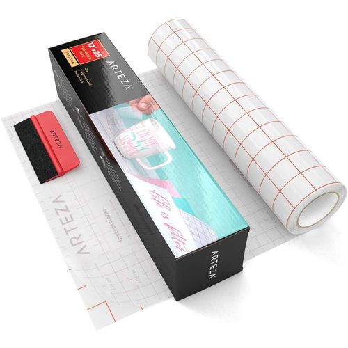 Papier transfert Arteza ultra transparent avec grille et raclette