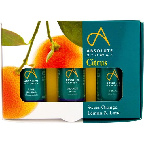Paquet D'huiles Essentielles D'agrumes - Set De 3 X 10 Ml - Huiles Essentielles De Citron, Citron Vert Et Orange 100% Pures - A Utiliser Dans Un Diffuseur Ou En Aromathrapie