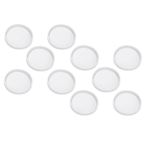 Paquet De 10 Moules En Silicone  Gros Dessous Verre, Diamtre 3,15 Pouces / 8 Cm, Pour Coule Avec Rsine, Ciment