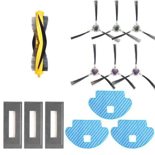 Paquet de 13 tissu de nettoyage brosse principale centrale brosse latrale filtre Hepa pour Ecovacs Deebot Ozmo 930 pices d'aspirateur robot