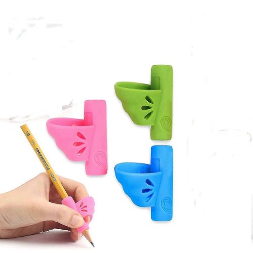 Paquet De 3 Poignes De Crayon Pour Gaucher, Porte-Crayon Papillon Original Correction D'aide  L'criture Poigne Pour Enfants criture Besoins Spciaux Prscolaires Adulte P2