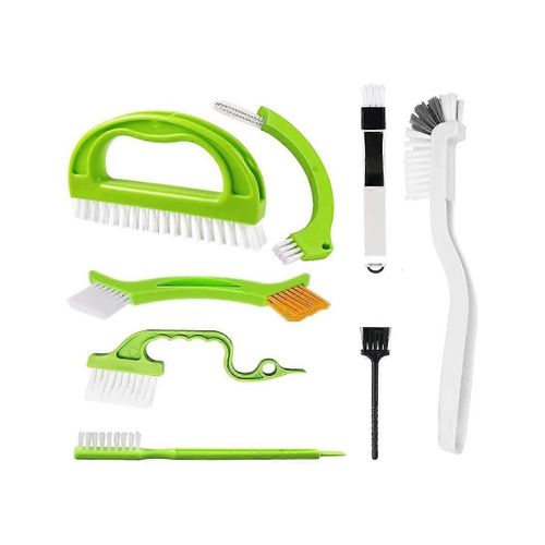 Paquet De 8 Brosse Nettoyante Pour Coulis, Outils De Nettoyage De LEspace De Rainure  La Main Brosse  Rcurer Pour Joints De Carrelage, Mnage Cle