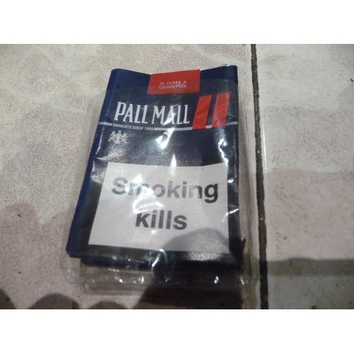 Paquet Vide Cigarettes Pall Mall Souple
