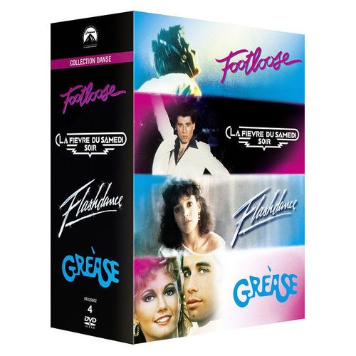 Paramount Collection Danse : Footloose + La Fivre Du Samedi Soir + Flashdance + Grease - Pack