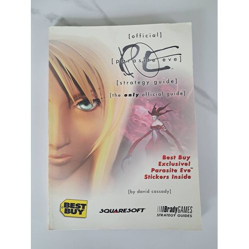 Parasite Eve Official Strategy Guide Best Buy dition With Stickers David Cassady   