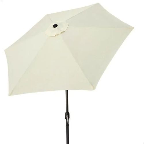 Parasol - Aluminium - Crme - Diamtre 300 Cm - Protection Solaire