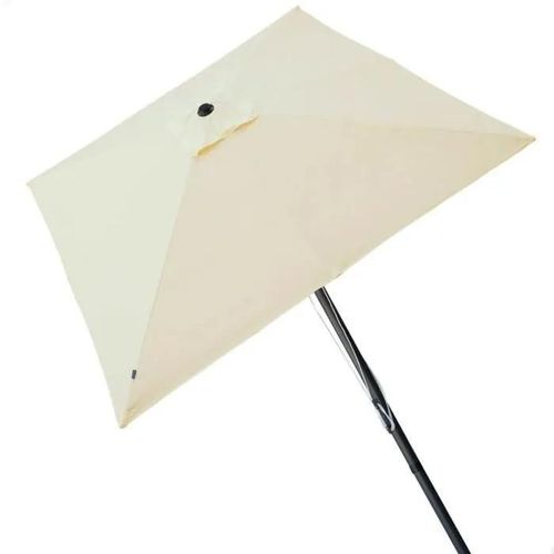 Parasol Crme Aluminium 270 Cm - Aktive - Protection Uv - Acier Et Aluminium