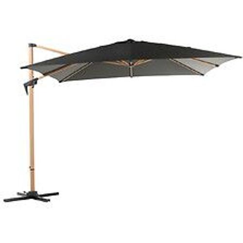 Parasol De Jardin D Port Roma Look Bois Manivelle X M Heat Oak