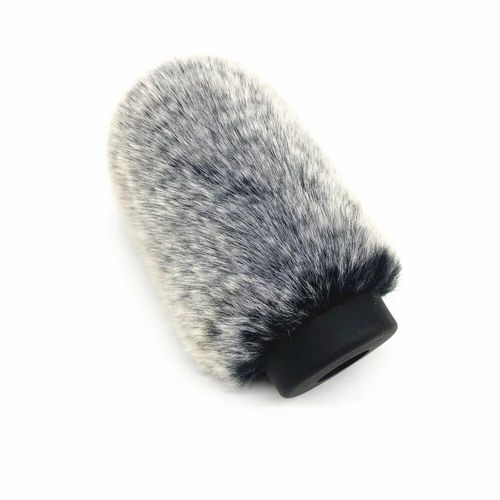 Pare-brise en fourrure de chat,manchon de pare-brise en fourrure pour Sony ECM XDallas,microphone  condensateur,protection contre le vent,tlchargements extrieurs,micro - Type Black and White
